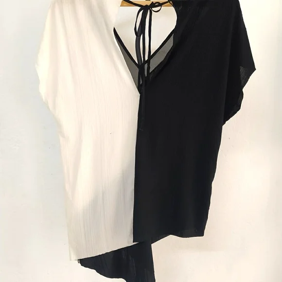 Zara Tops Pleated Blouse - Picture 6 of 7